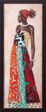 Набор для вышивки бисером Африканская красавица Чарiвна мить  Б-704