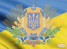 Малюнок на тканині для вишивання бісером Українська символіка