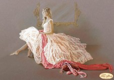 Рисунок на ткани для вышивки бисером Балерина Tela Artis (Тэла Артис) ТА-149