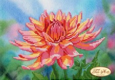 Рисунок на ткани для вышивки бисером Пламенный цветок Tela Artis (Тэла Артис) ТМ-012