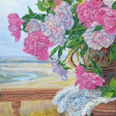 Рисунок на ткани для вышивки бисером Любимые цветы