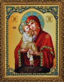 Набор для вышивки бисером Икона Божьей Матери Почаевская
